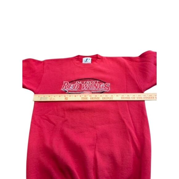 "LOGO ATHLETIC" VTG Detroit Red Wings Sweatshirt  SZ XL 90's Y2K Hockey NHL - Picture 8 of 10